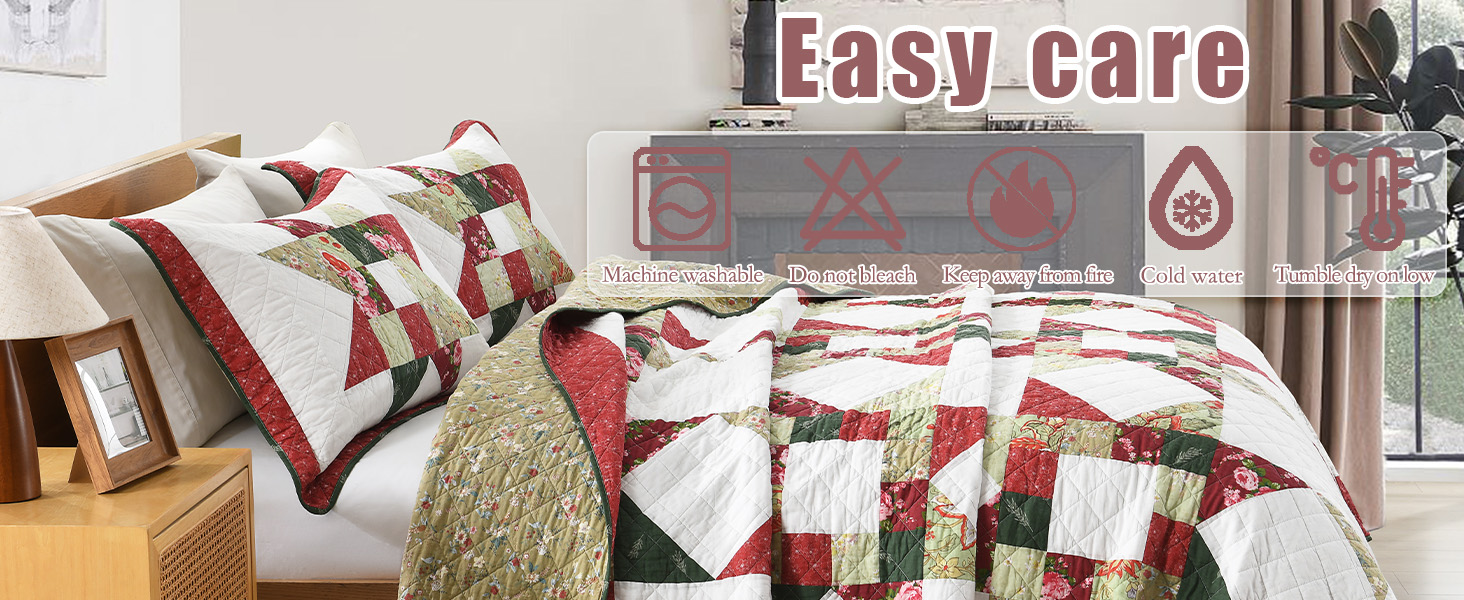 1cotton bedspread coverlet quilt bedding sets star floral patchwork bedspread comforters king queen
