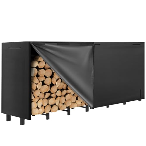 Heavy Duty Firewood Storage Log Holder for Outdoor&Indoor