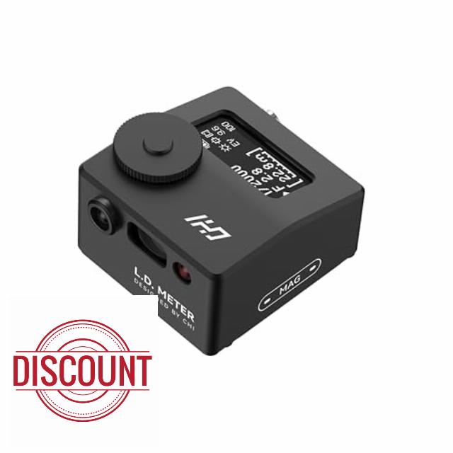 L.D. Light Meter Lite - Precise Lighting and Laser Distance Measure for Leica and Vintage Camera Film Photography (Black)