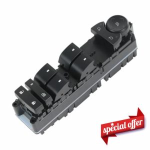 Front Left Driver Side Master Power Window Switch Compatible with Chevrolet Avalanche Silverado Suburban Tahoe GMC Sierra Yukon Escalade Replace# DWS177