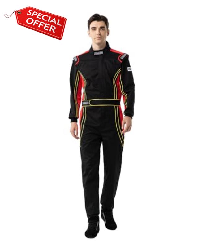 J-RACING Racing Suit Karting Suit/Race/Rally Go Kart Racing Suit Auto Racing Fire Suit SFI 3.2A/1
