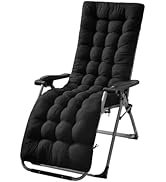 Chaise Lounger Cushion 67x22in - Thick Padded Patio Furniture Cushions for Recliner, Rocking Chai...