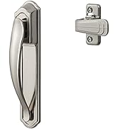 Ideal Security Door Handle for Storm and Screen Doors, Bright Brass (2-Piece Set) (BKDXBB)