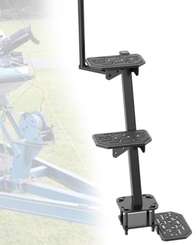 Boat Trailer Steps with Grab Handle