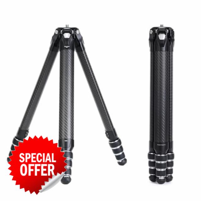 EACHSHOT FALCAM TreeRoot F38 Quick Lock Lite Camera Carbon Fiber Travel Tripod Max Payload 50Kg/110lbs (R140T)