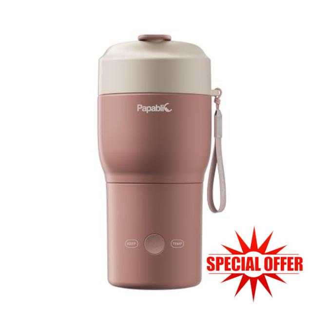 Papablic Portable Bottle Warmer for Travel – 4-Min Fast Heating