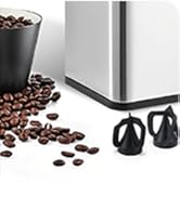 Huanyu Electric Espresso Portafilter Cleaner with Dual Brush Heads Automatic Coffee Grounds Clean...