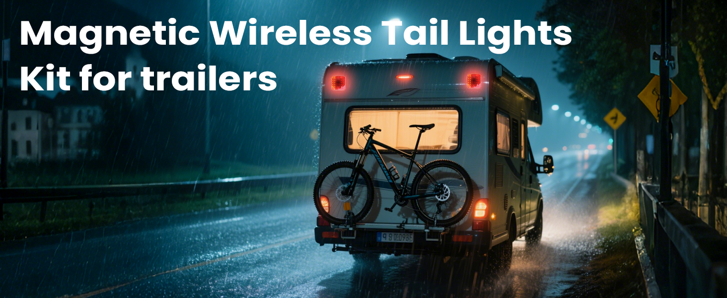 wireless trailer lights magnetic