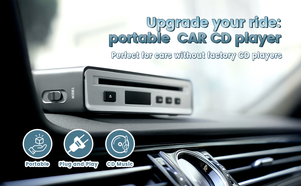 portable CAR CD player