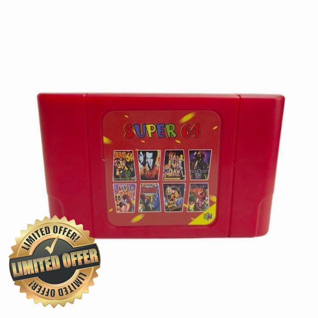 342 in 1 Multi Game Cartridge Save Compatible for N64 Game Consoles