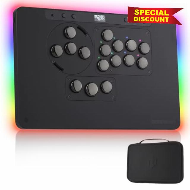 Sehawei Haute42 X1 Leverless Arcade Controller- Low Profile Design with Kailh Wind Engine Switches