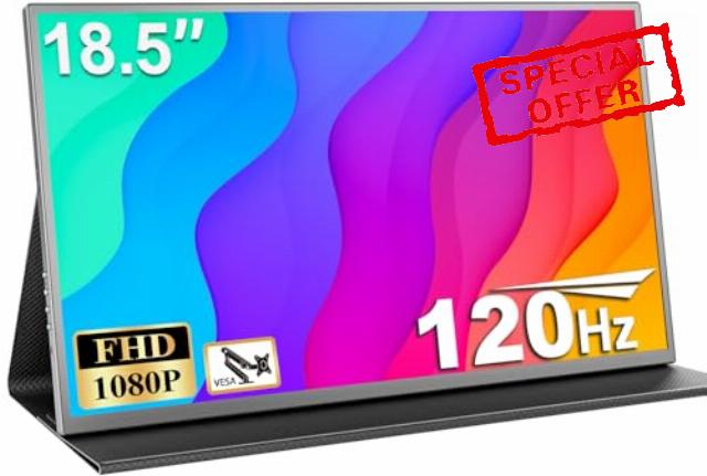 18.5 Inch Large Portable Monitor for Laptop