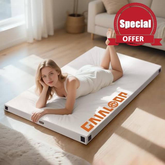Memory Foam Glamping Roll Up Futon Mattress