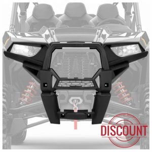 Front Bumper Fascia Compatible with 2014-2019 Polaris RZR XP 1000/ RZR XP 4 1000/RZR 4 900 2015-2018/RZR 900 2015-2020 Replacement for 5439786-070 Headlight Grill Frame Accessories