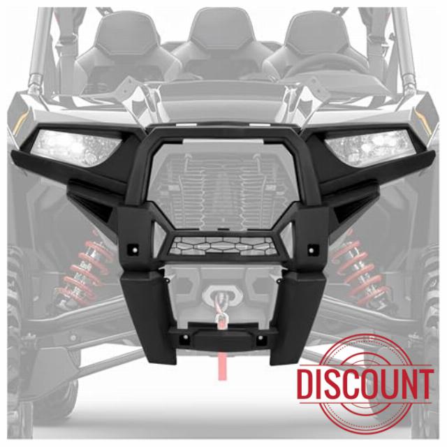 Front Bumper Fascia Compatible with 2014-2019 Polaris RZR XP 1000/ RZR XP 4 1000/RZR 4 900 2015-2018/RZR 900 2015-2020 Replacement for 5439786-070 Headlight Grill Frame Accessories