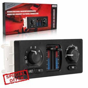 599-210XD A/C Heater Climate Control Module Panel Switch Compatible with 02-07 Silverado Suburban Tahoe Trailblazer Avalanche Sierra Yukon Envoy Cadil Escalade Isuzu Buick Bravada OE 10370033
