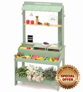PairPear Wooden Mud Grocery Stand