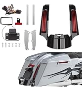 2009-2013 Rear Fender Fascia w/LED For Stop/Tail/Turn Signal Lights Fits For Harley Touring Road ...