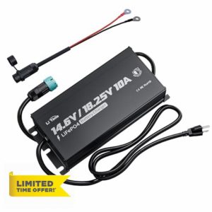LiTime 16V(18.25V) 10A Mountable Lithium Battery Charger