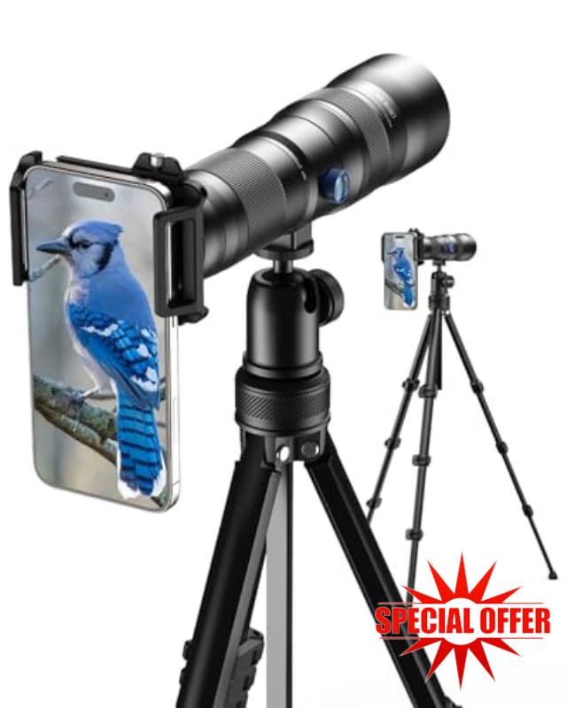 Evil eye 20-60X HD Spotting Scope with Tripod and Upgraded Phone Adapter