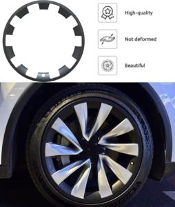 4 PCS Tesla Model Y 2025 Refresh ABS Rim Hubcaps Cover