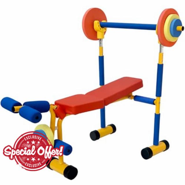 Kids Weight Bench Set