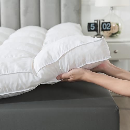 Fluffy & Soft Shredded Memory Foam Filled Pillow Top
