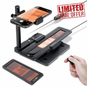 JJC Mobile Film Scanner Digitizer Set for 35mm 120 Negative Film to Digital