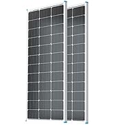 Renogy Solar Panel 100 Watt 12 Volt, High-Efficiency Monocrystalline PV Module Power Charger for ...