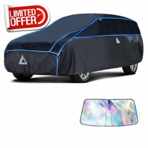 SUV Hail Protector Car Cover with Thick Multi-Layered EVA | Gift Windshield Sun Shade | Custom Fit Toyota RAV4