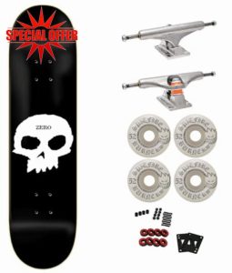 Zero Professional Complete Skateboard Single Skull with Independent Trucks
