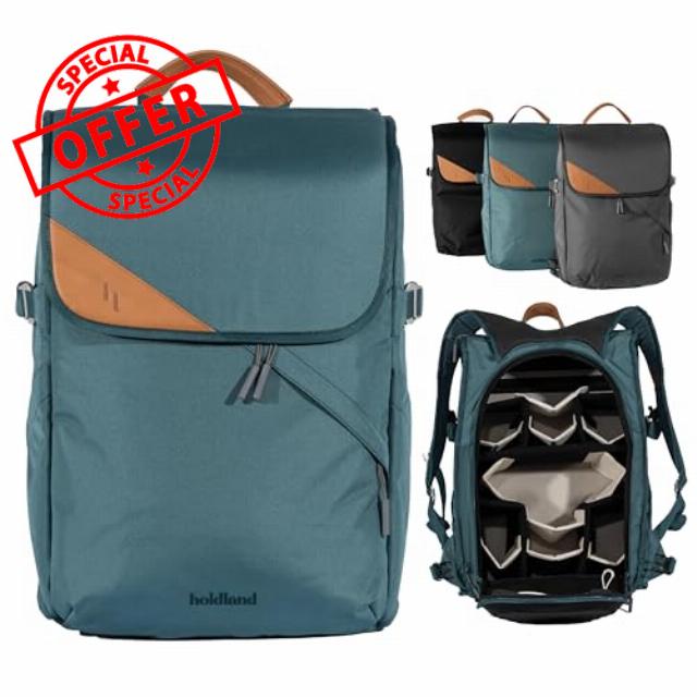28L Camera Backpack Bag for Men or Women Photographers with Waterproof Rainfly
