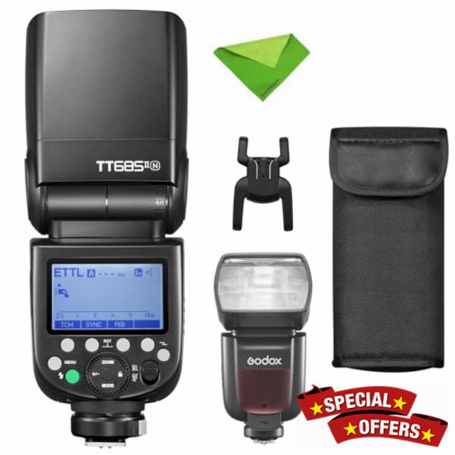 Godox TT685II-N I-TTL Flash for Nikon Speedlight Speedlite Camera Flash HSS 1/8000s Speedlite Flash