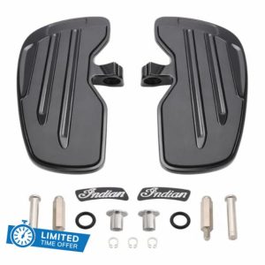 Motorcycle Driver Floorboards Foot Pegs for Indian Scout Sixty Bobber Replace Part Compatible with Indian Scout 2015-2021 (Black)