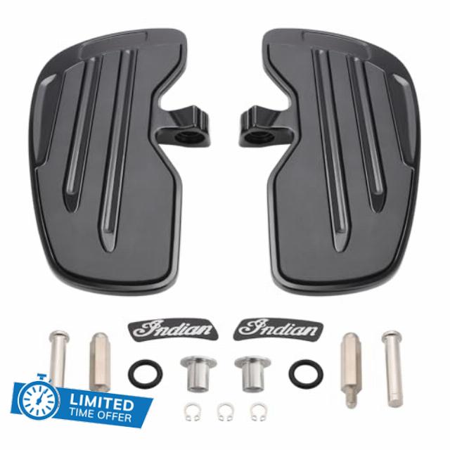 Motorcycle Driver Floorboards Foot Pegs for Indian Scout Sixty Bobber Replace Part Compatible with Indian Scout 2015-2021 (Black)