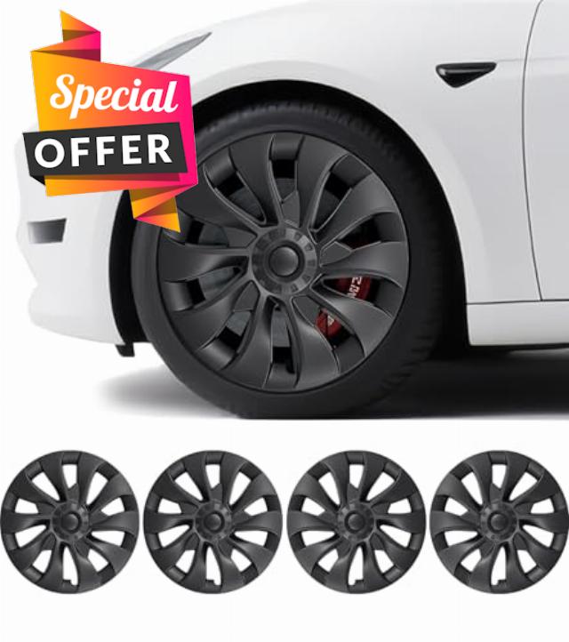 18 Inch Wheel Cover hubcaps Compatible with Tesla Model 3 Wheel Cover