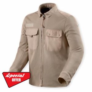 REV'IT! Men's Tracer Air 3 Heritage Motorcycle Overshirt