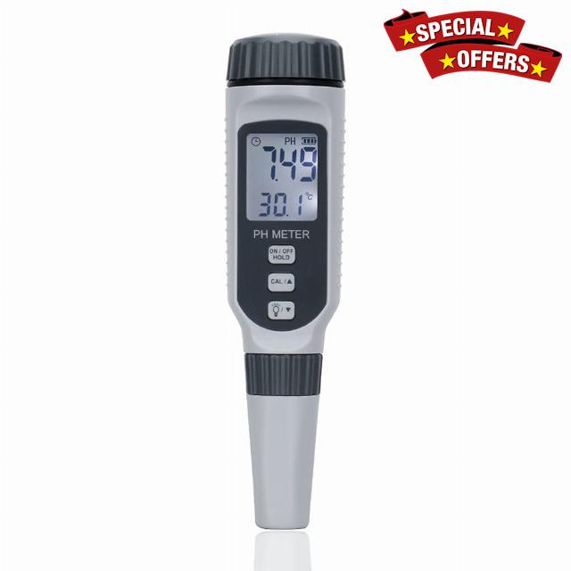 Professional Pen Type PH Meter Portable PH Water Quality Tester Acidometer for Aquarium Acidimeter Water PH Acidity Meter PH818