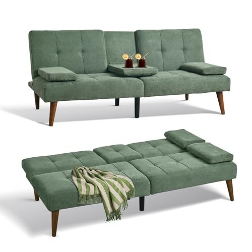 Small Lounge Convertible with 2 Cup Holders