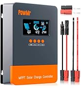 PowMr MPPT 60A Solar Charge Controller 12V/24V/36V/48V Auto, Support up to 12 Solar Controller in...