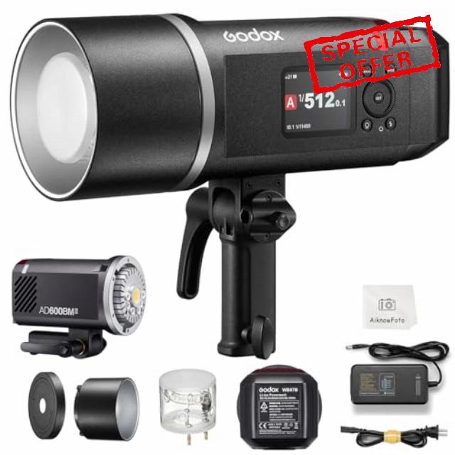 Godox AD600BMII AD600BM II Outdoor Strobe Flash Light for Photography