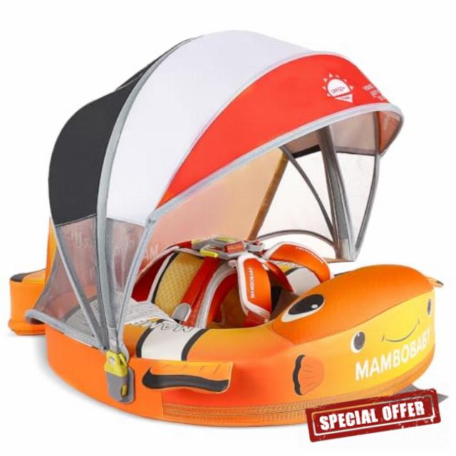 Mambobaby Baby Pool Float with Canopy