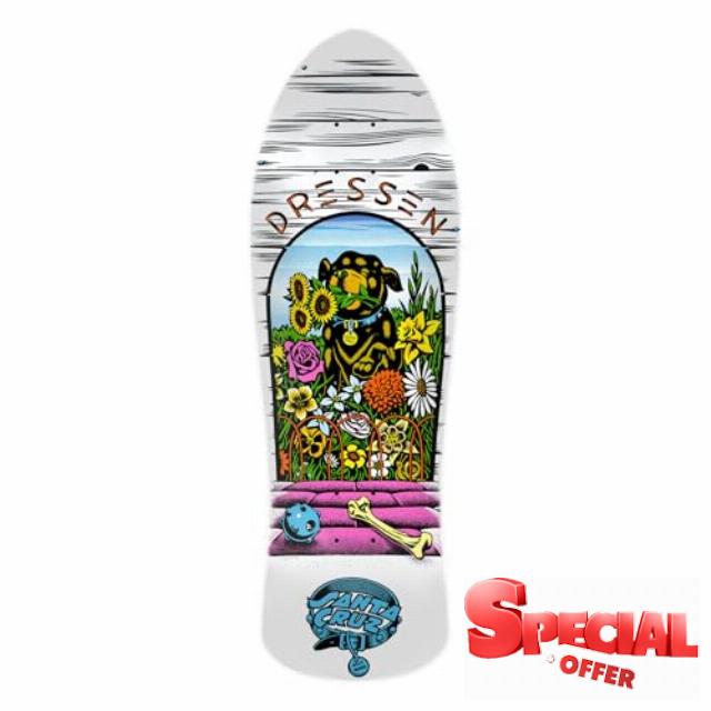 Santa Cruz Dressen Pup Reissue 9.5in x 29.44in Skateboard Decks