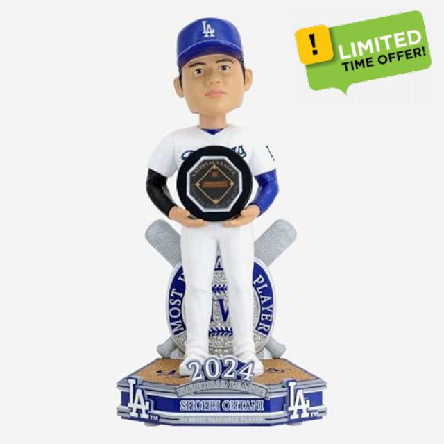 Shohei Ohtani Los Angeles Dodgers 2024 MVP Award Bobblehead MLB Baseball