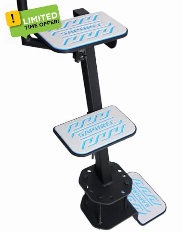 Boat Trailer Steps with Safety Handle