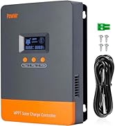 100A MPPT Solar Charge Controller 12V/24V/48V Auto, MPPT Solar Controller 100 Amp w/ LCD Display,...