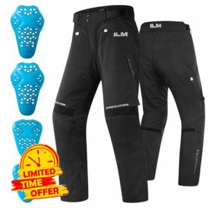 ILM Motorcycle Riding Pants Men CE Armored Motocross Touring All Season Protective P04 (2XL