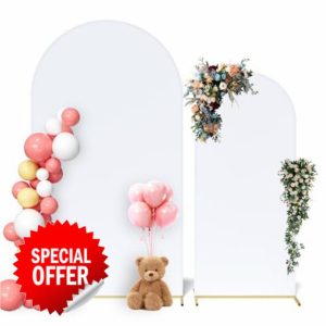 Arch Backdrop Stand and Cover Set 2 Pack