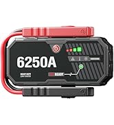 Adoretrip 3000Amp Car Jump Starter with Air Compressor, 150PSI Tire Inflator with Digital Screen ...