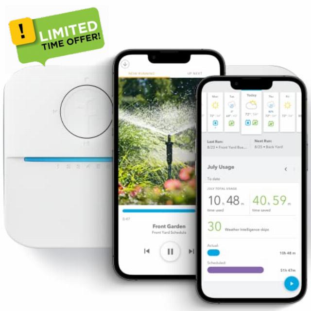 Rachio 3 Smart Sprinkler Controller: 16 Zone | Simple Auto Schedules